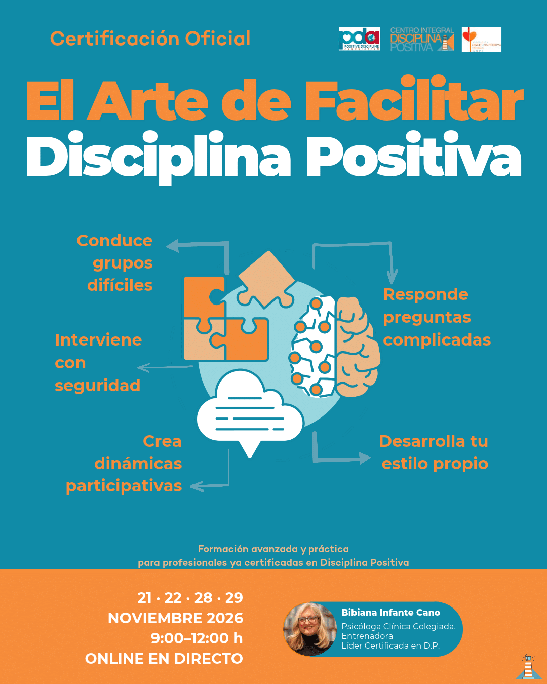 Certificación oficial disciplina positiva